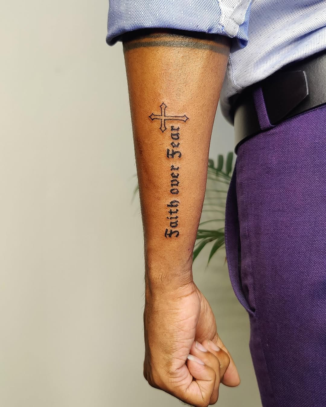 Forearms Tattoo Text Ideas