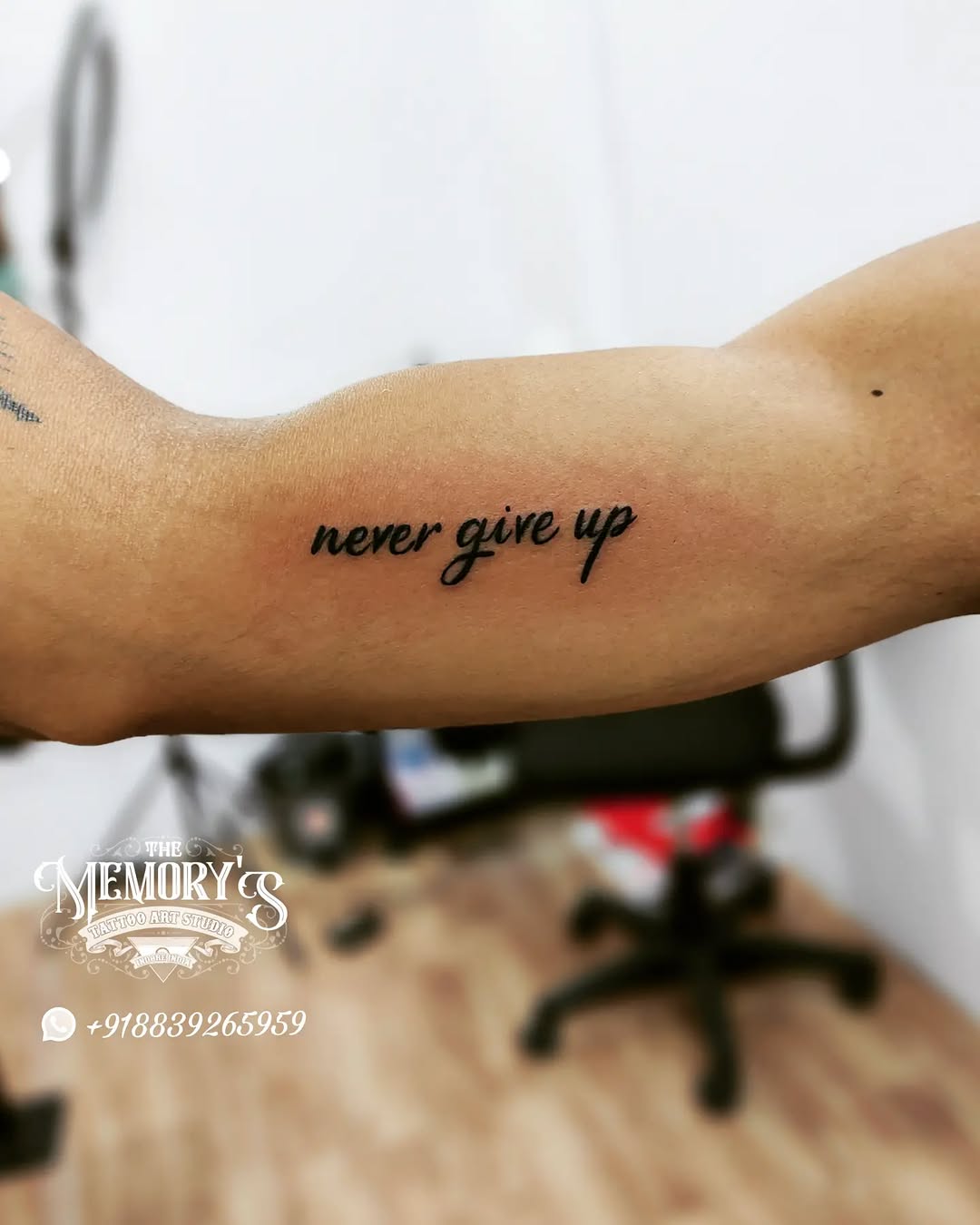 Forearms Tattoo Text Ideas