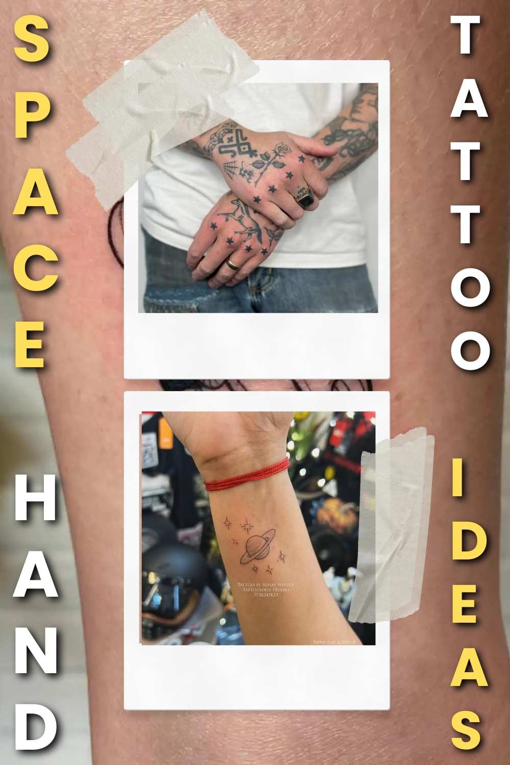 Space Hand Tattoo Ideas