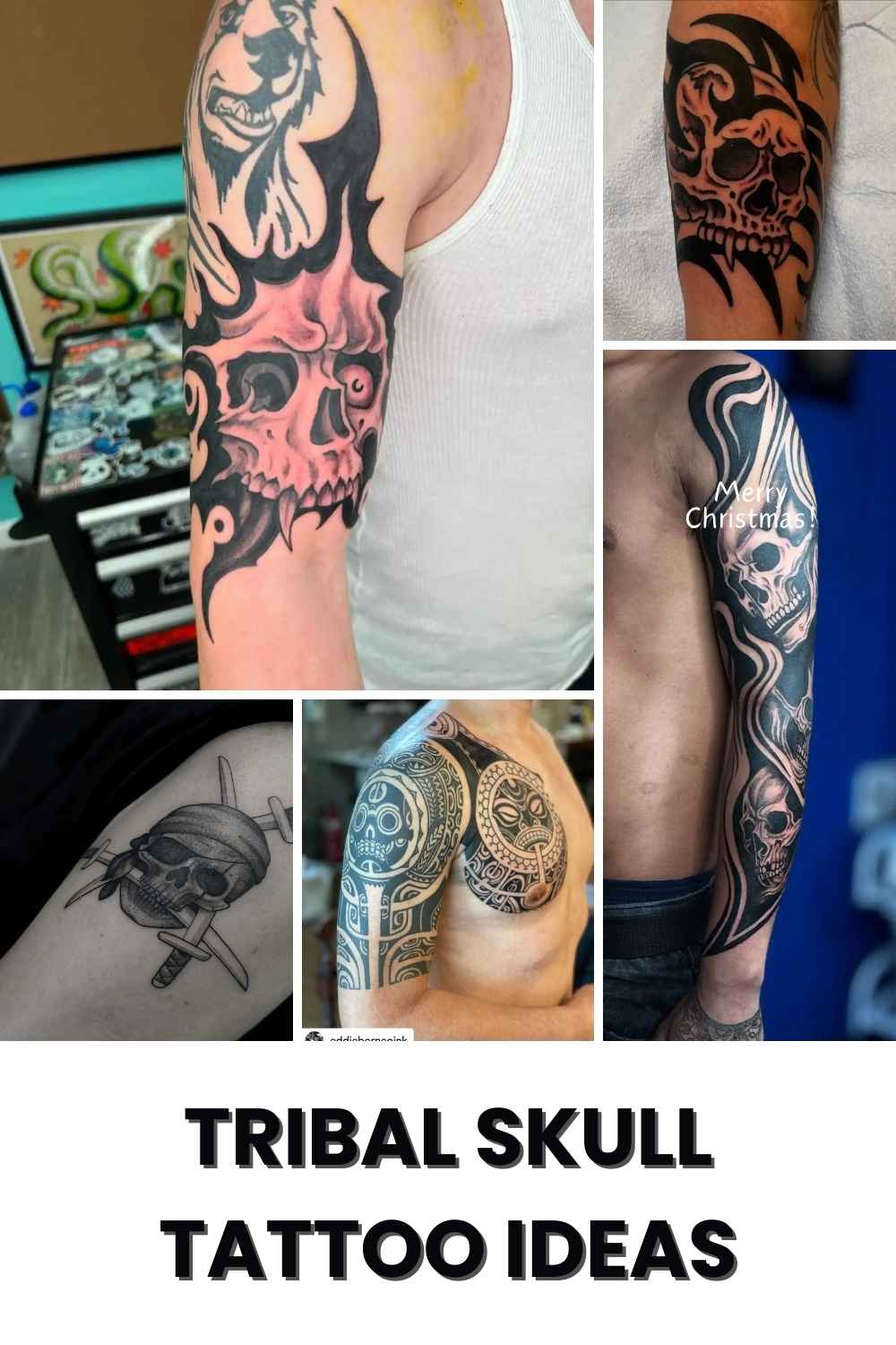 Tribal Skull Tattoo Ideas