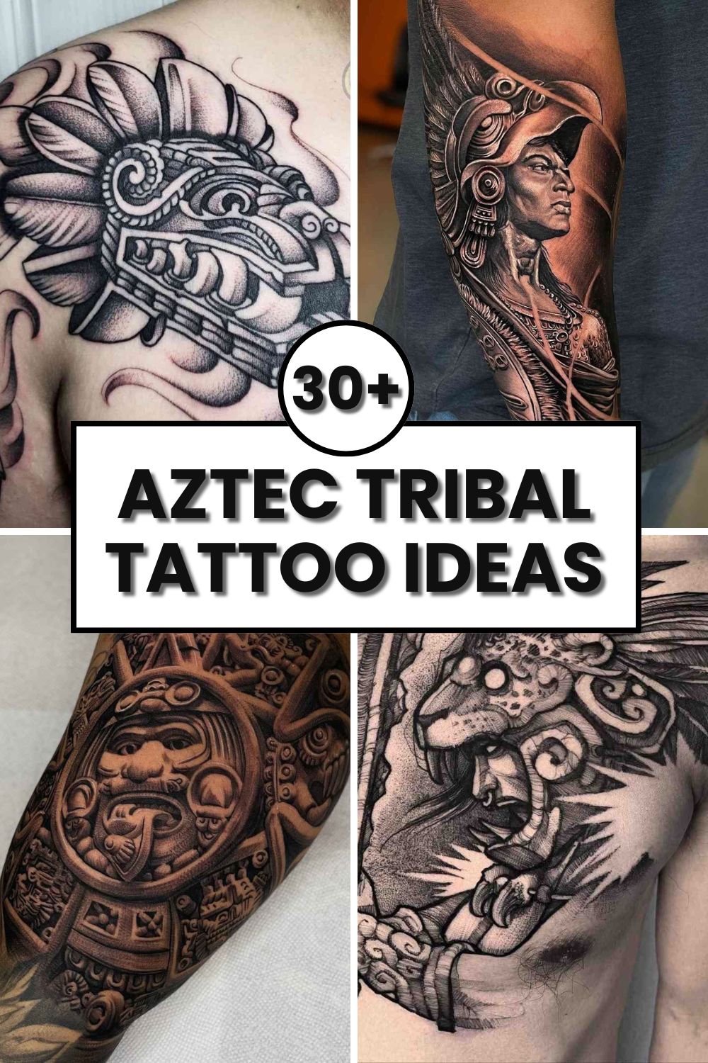 Aztec Tribal Tattoo Ideas