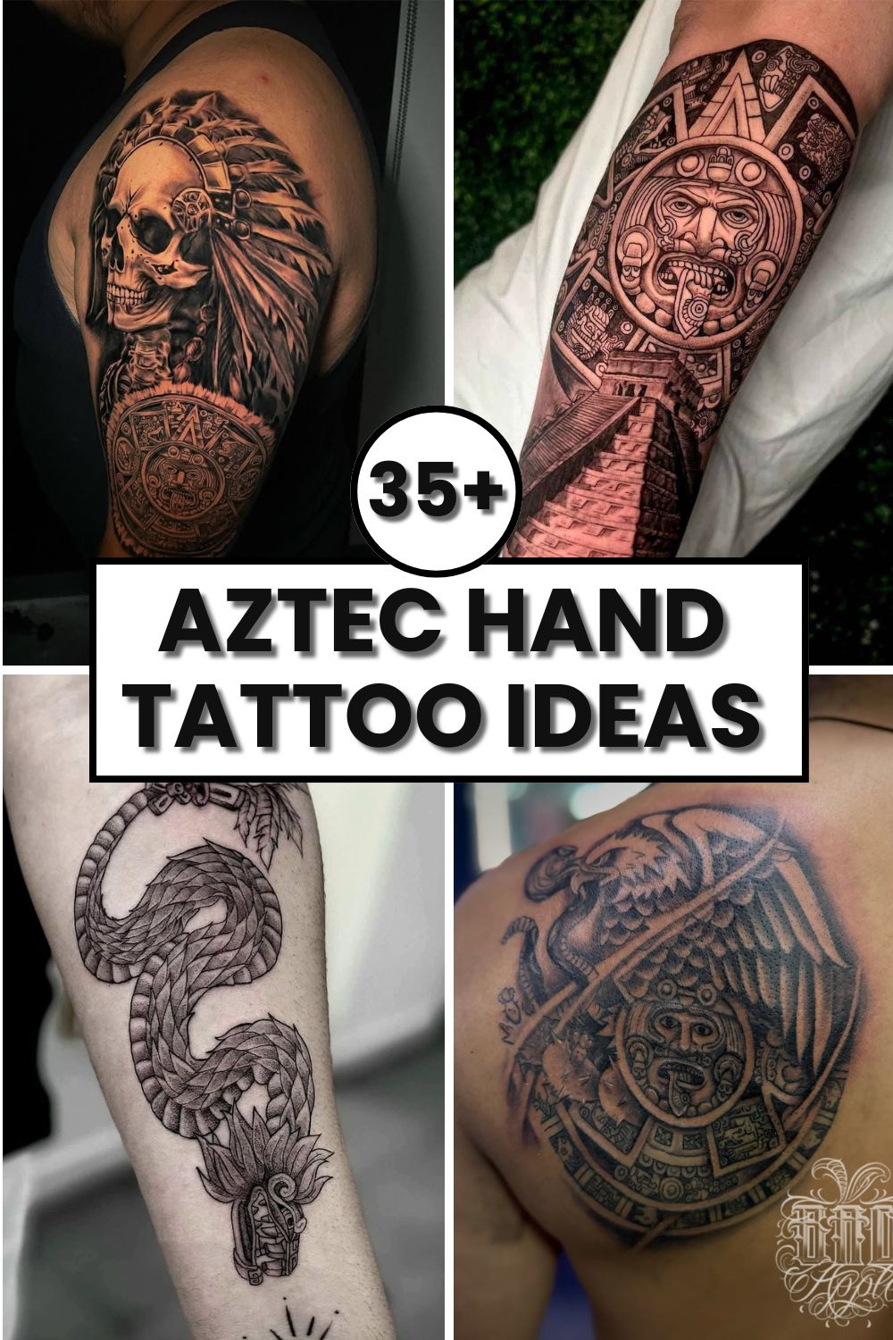 Aztec Hand Tattoo Ideas