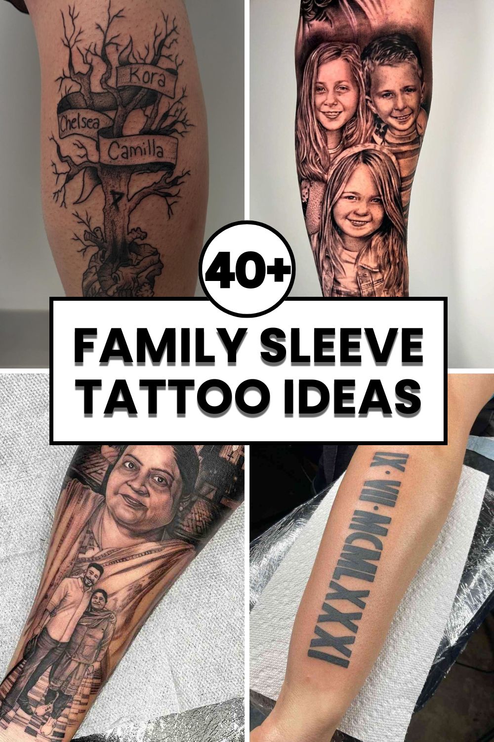 Family Sleeve Tattoo Ideas