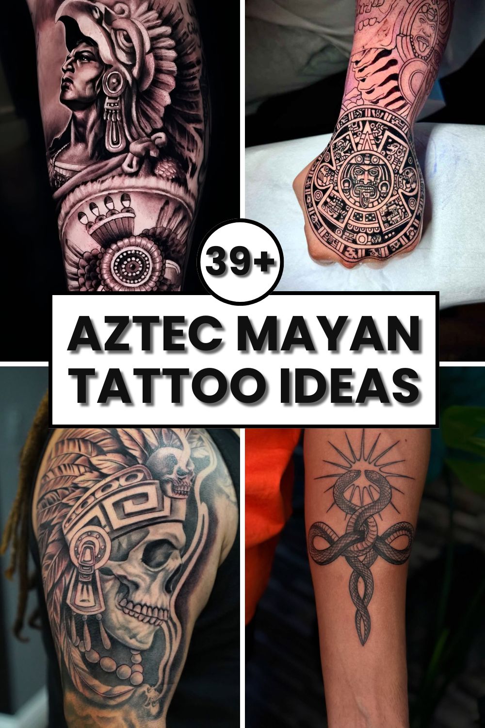 Aztec Mayan Tattoo Ideas