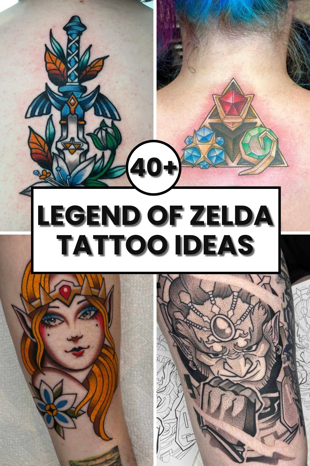 Legend of Zelda Tattoo Ideas