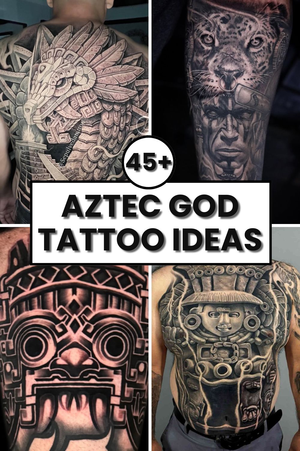 Aztec God Tattoo Ideas: