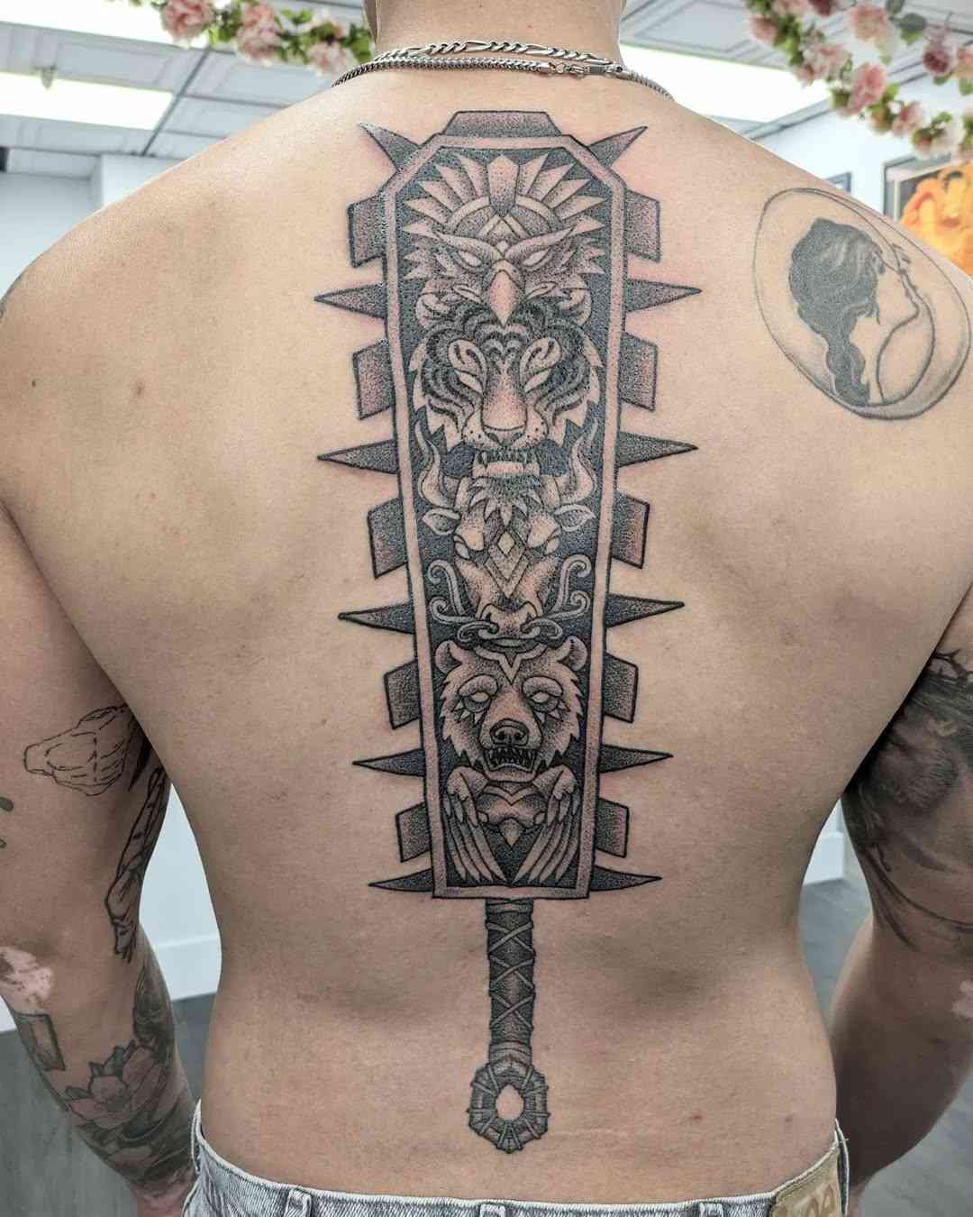 Aztec Filler Tattoo Ideas