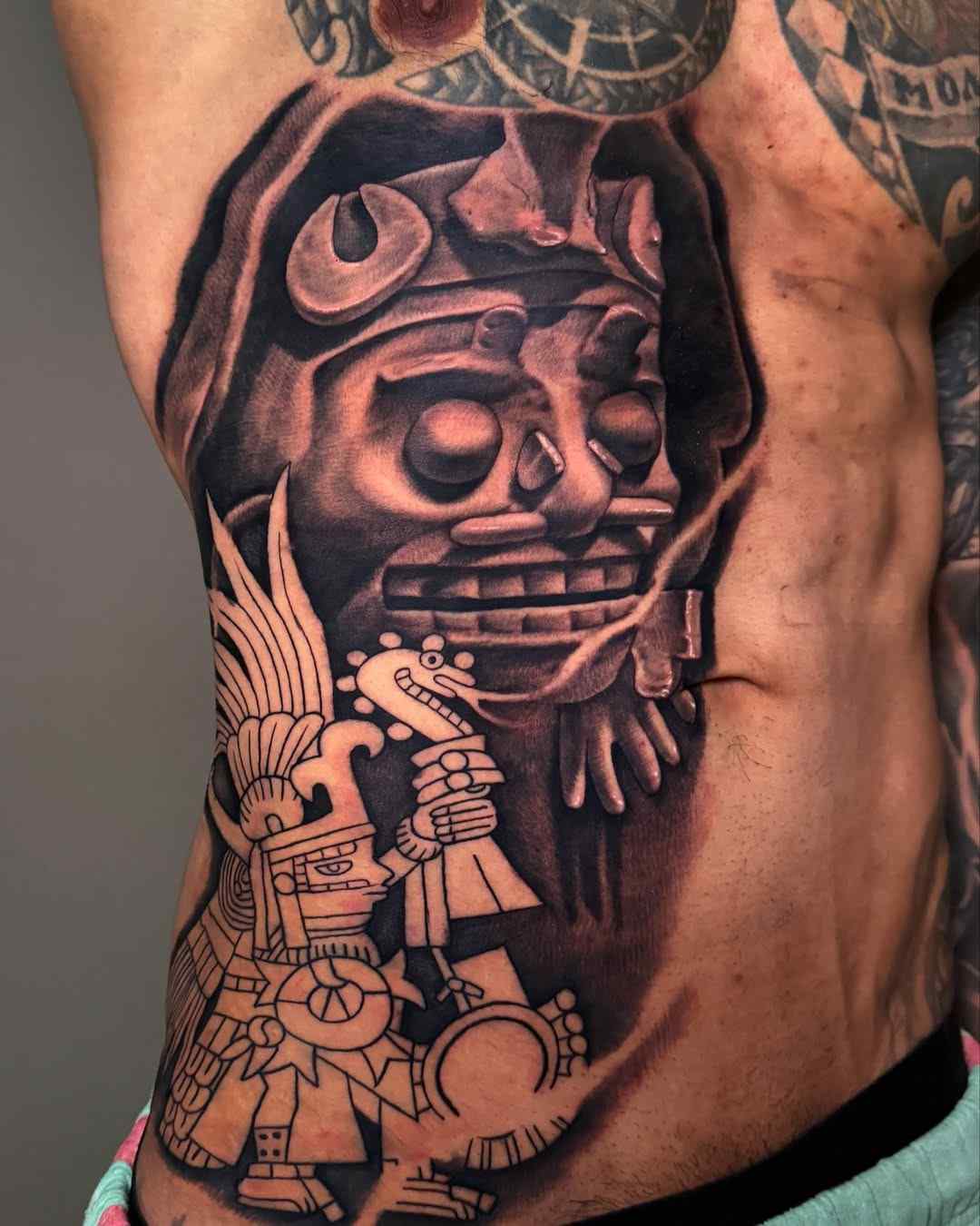 Aztec Tattoos Ideas for Men