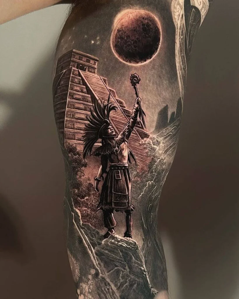 Aztec Warrior Tattoo Ideas