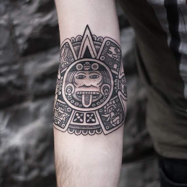 aztec Tattoo Ideas foreArm