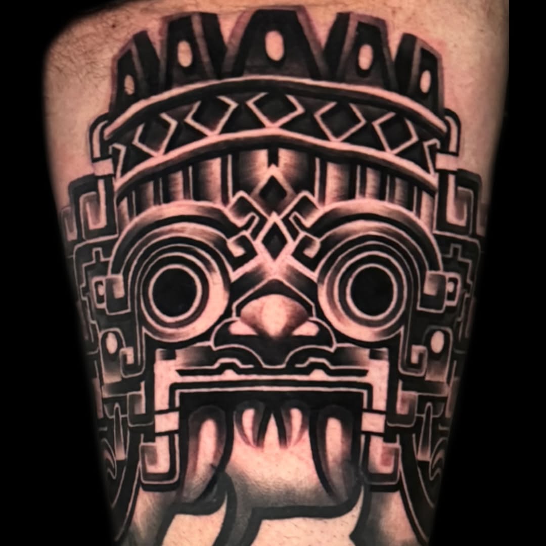 Tezcatlipoca, God of Fate Leg Piece