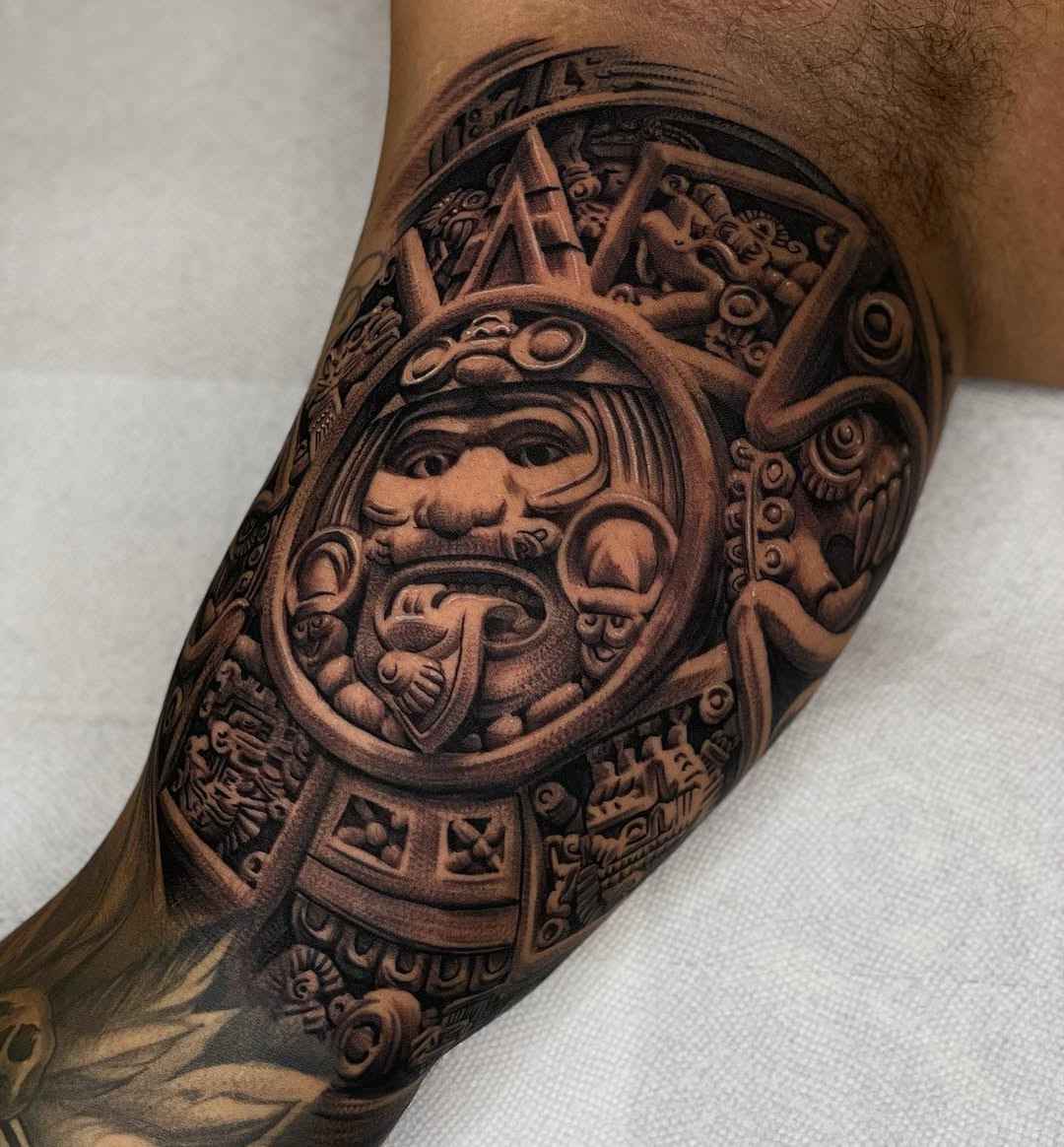 aztec tribal Tattoo Ideas