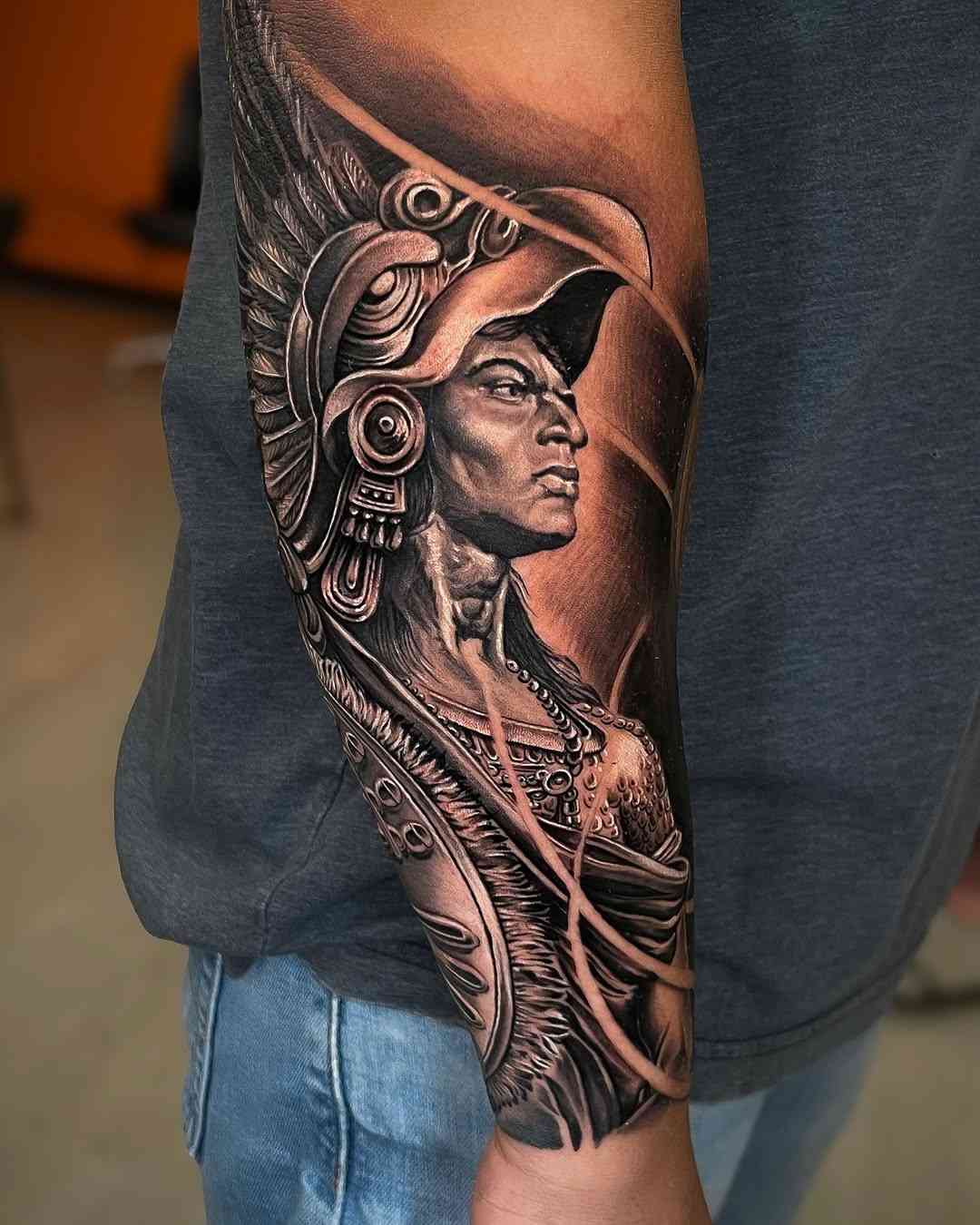 Aztec Tribal Tattoo Ideas