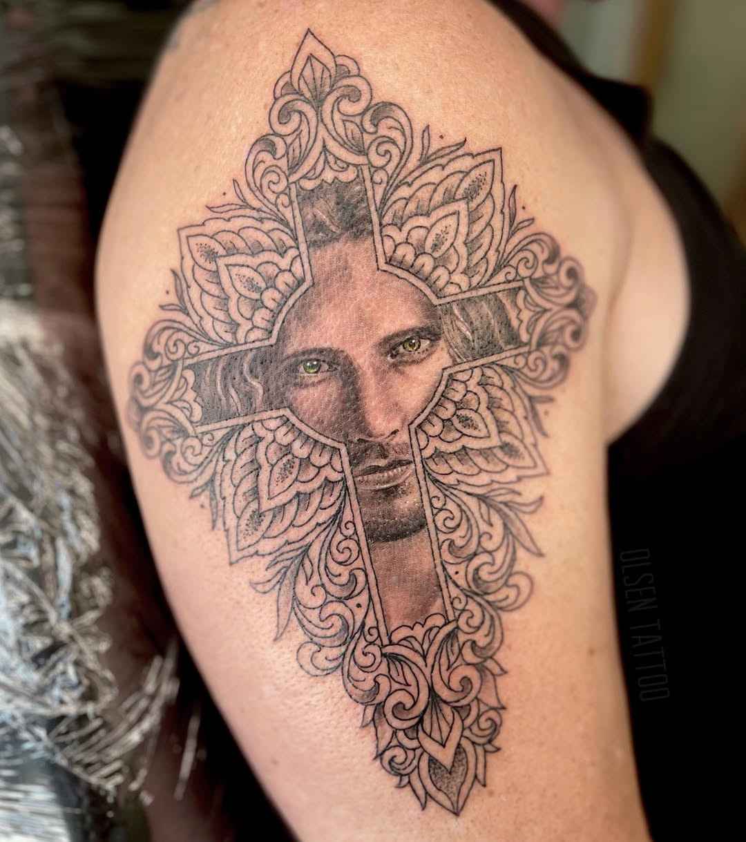 cross Tattoo cover up Ideas