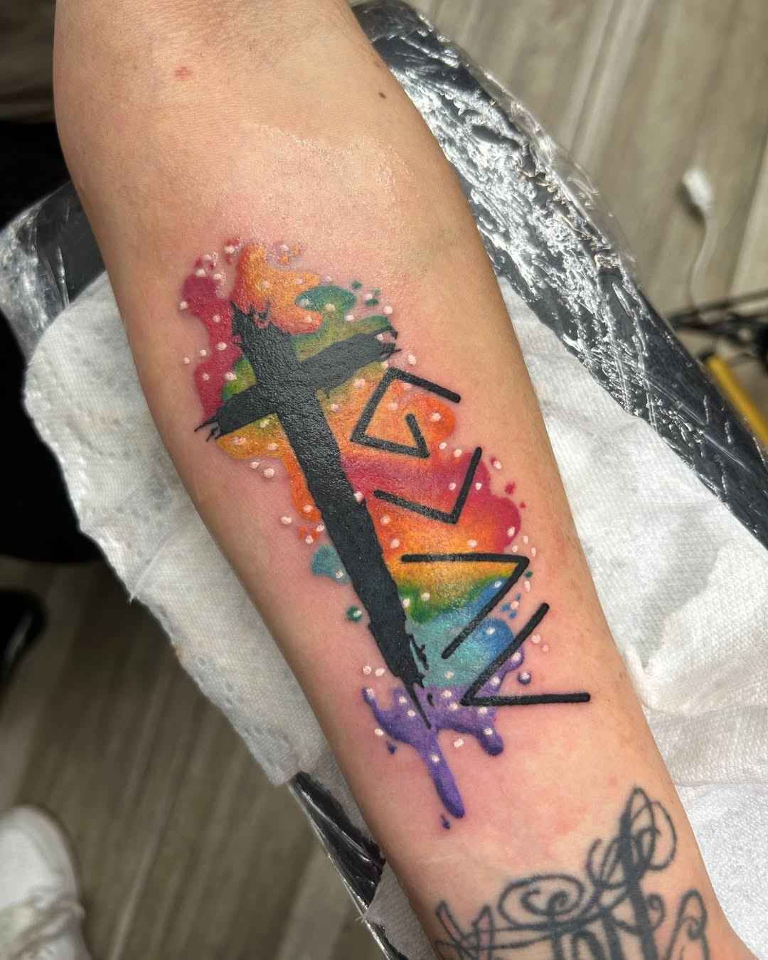 cross Tattoo cover up Ideas