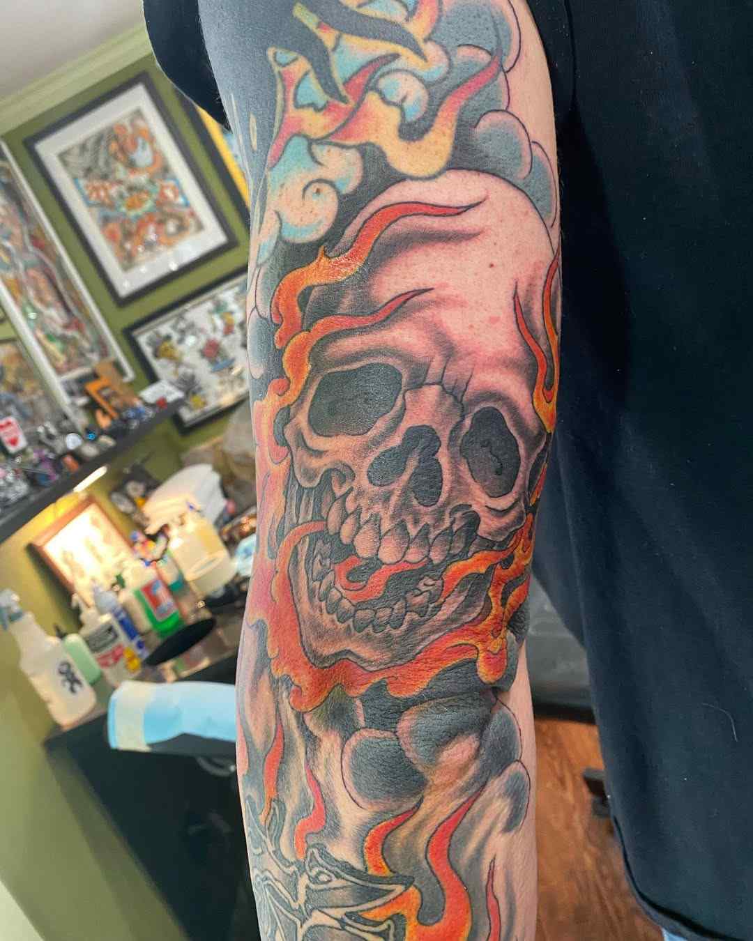 Sleeve Skull Tattoo Ideas