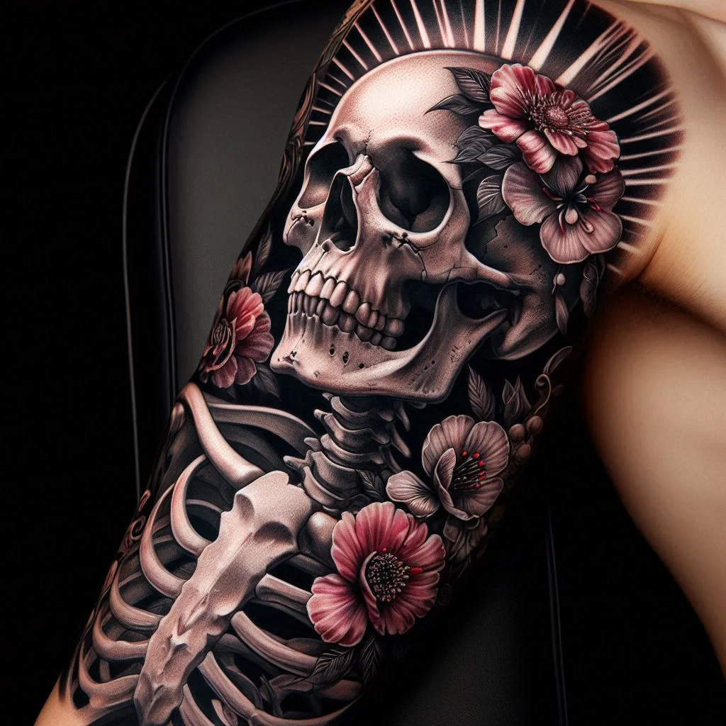 Sleeve Skull Tattoo Ideas