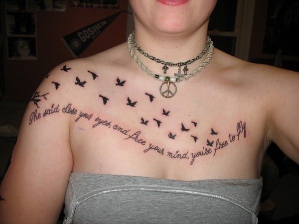 Women’s Chest Tattoo Ideas