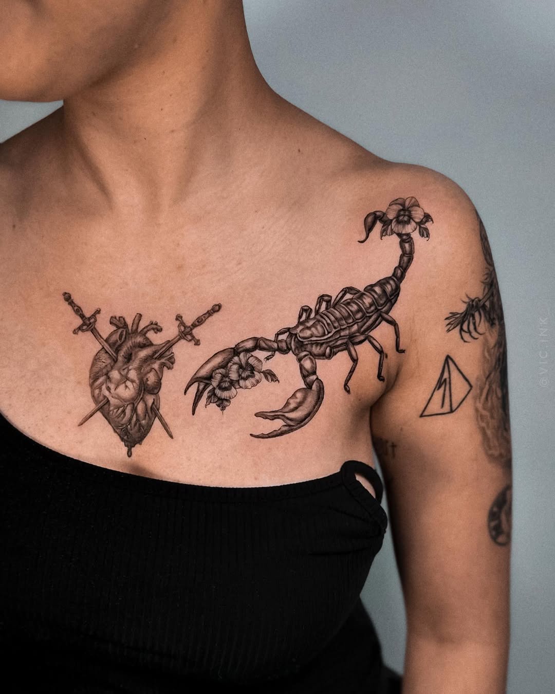 Women’s Chest Tattoo Ideas