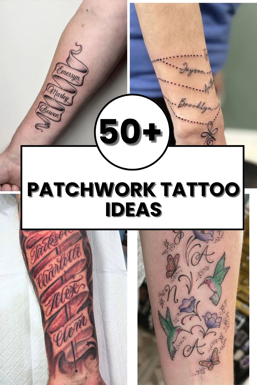 Patchwork Tattoo Ideas